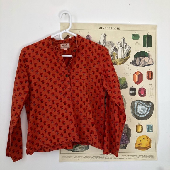fabindia Tops - Vintage Floral FabIndia Tunic Blouse